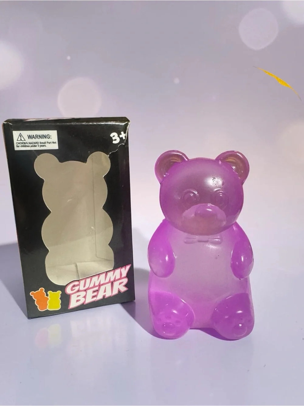 Gummy Bear Purple Squishy Toy